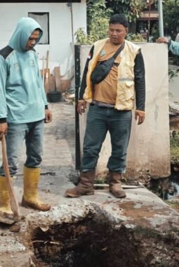 PUPR Tangerang Percepat Normalisasi, Saluran Air Perum Taman Gebang Periuk Kembali Lancar