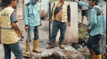 PUPR Tangerang Percepat Normalisasi, Saluran Air Perum Taman Gebang Periuk Kembali Lancar