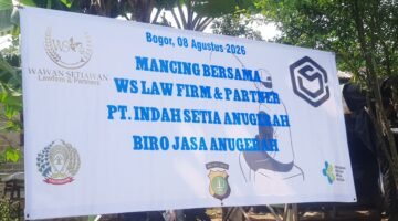 WS Law & Partner Gelar Mancing Bersama Warga Bogor: Rakatkan Hubungan Lewat Aksi Santai di Tepi Kolam