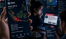 “Gempa Hari Ini” Jadi Topik Viral, Warganet Ramai Pantau Informasi BMKG
