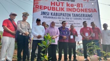 Dari Baksos Hingga Penanam Pohon, JMSI Tangerang Sambut Hari Kemerdekaan Bareng Warga Sovil Tigaraksa