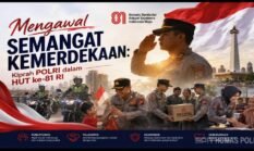 Mengawal Semangat Kemerdekaan: Kiprah Polri dalam HUT ke-81 Republik Indonesia