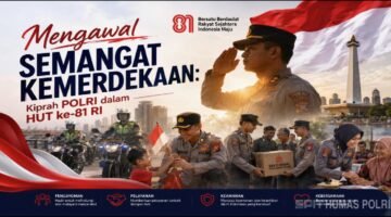 Mengawal Semangat Kemerdekaan: Kiprah Polri dalam HUT ke-81 Republik Indonesia
