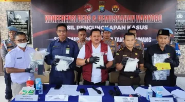 Polresta Tanjungpinang Musnahkan 3 Kg Lebih Sabu Jaringan Internasional