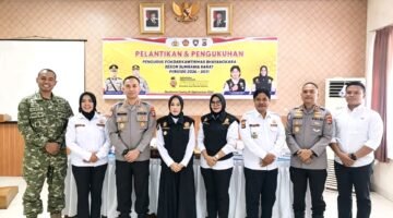 Kapolres KSB Lantik Pengurus Pokdarkamtibmas Bhayangkara Resor Sumbawa Barat