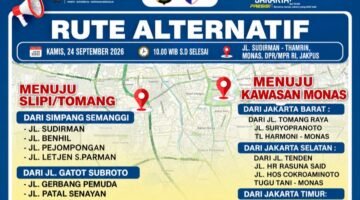 Polda Metro Jaya Siapkan Rekayasa Lalu Lintas Situasional di Hari Tani Nasional 24 September