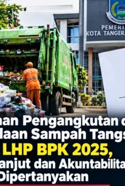 Pengadaan Pengangkutan dan Pengelolaan Sampah Tangsel 2024 Masih Jadi PR LHP BPK 2025, Tindak Lanjut dan Akuntabilitas Pemkot Dipertanyakan