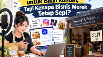 Banyak UMKM Pakai AI untuk Bikin Konten, Tapi Kenapa Bisnis Merek Tetap Sepi?