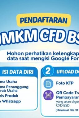 Pendaftaran UMKM CFD BSD Dibuka Kamis Besok, Siapkan Dokumen Ini Sebelum Mendaftar