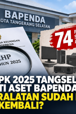 LHP BPK 2025 Tangsel Soroti Aset Bapenda, 74 Peralatan Sudah Raib atau Kembali?