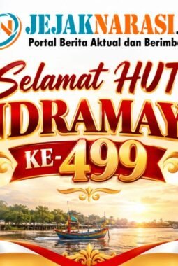 Pemimpin Redaksi Jejak Narasi Helmi AR dan Kabiro Jabar Masta Ucapkan Selamat HUT Indramayu ke-499: Momentum Menuju Indramayu REANG