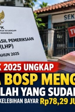 LHP BPK 2025 Ungkap Dana BOSP Mengalir Ke Sekolah yang Sudah Tutup dan Terdapat Kelebihan Bayar Rp78,29 Juta di Tangsel