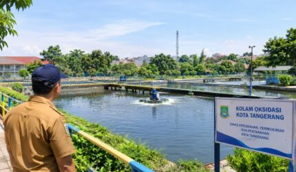 Disperkimtan Kota Tangerang Kelola 8 Kolam Oksidasi Untuk Jaga Lingkungan