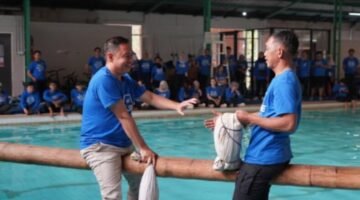 Lomba Gebuk Bantal Meriahkan Rangkaian BRILiaN Culture Festival BRI Region 6