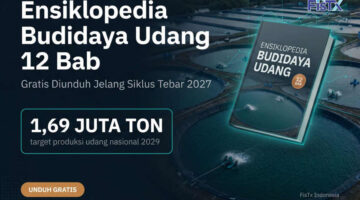 Target 1,69 Juta Ton Udang 2029: FisTx Bagikan Ensiklopedia Budidaya 12 Bab