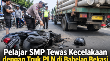 Pelajar SMP Tewas Kecelakaan dengan Truk PLN di Babelan Bekasi. (Foto:Ilustrasi)